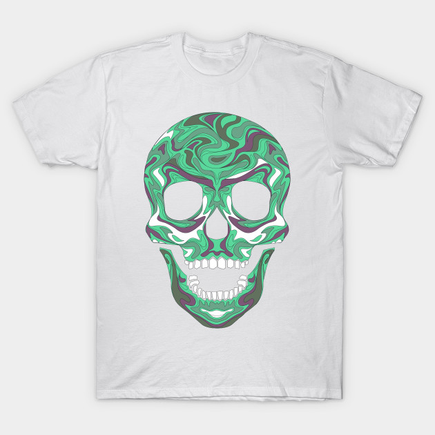 color skull T-Shirt-TOZ